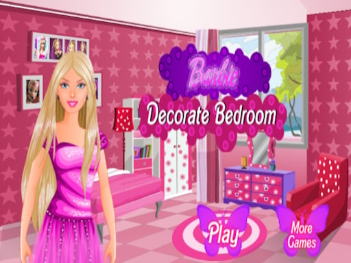 Barbie decorate bedroom