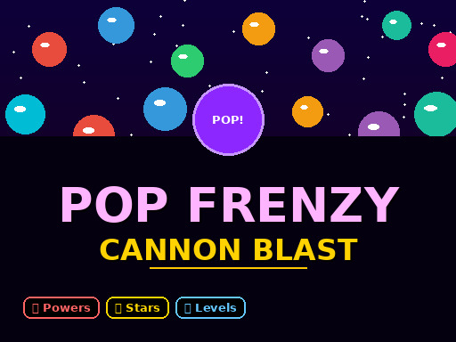 Pop Frenzy Cannon Blast
